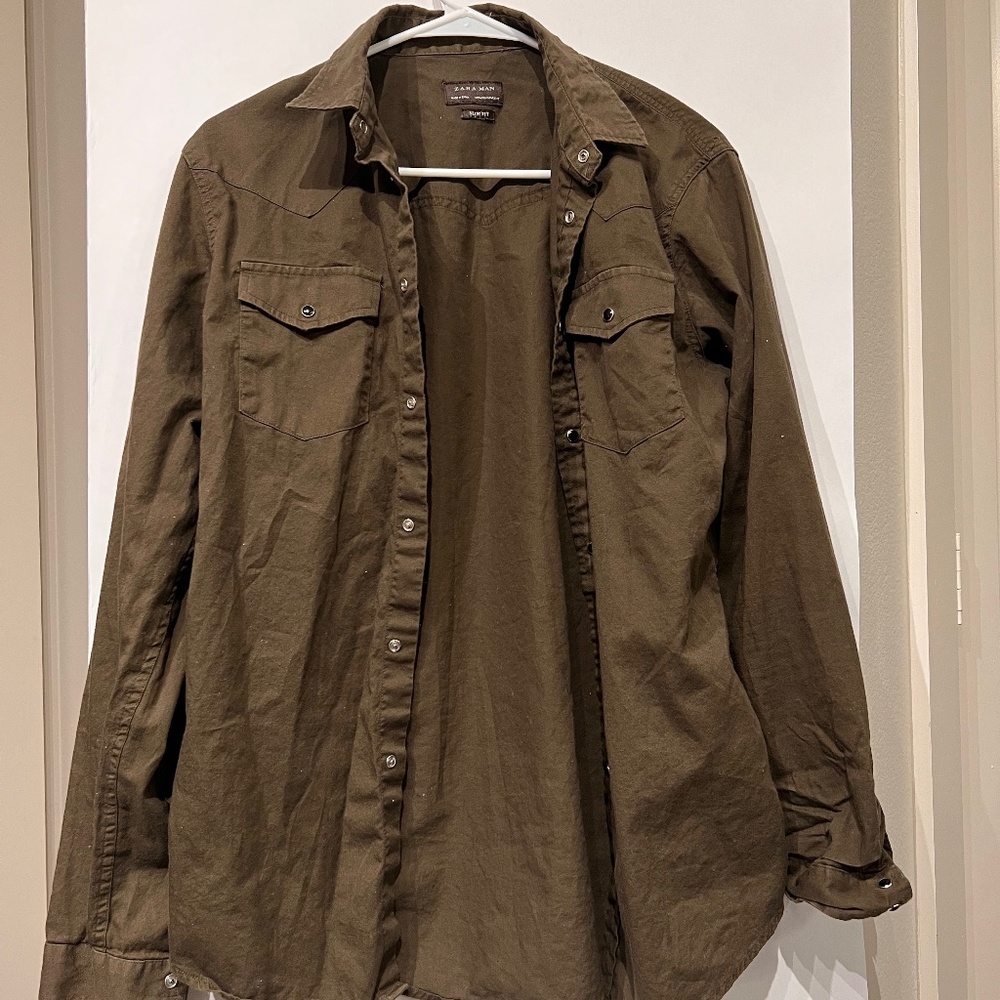 Zara Long Sleeve Button Up